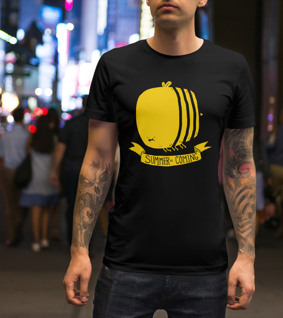 Summer Is Coming Yellow Bee T-Shirt