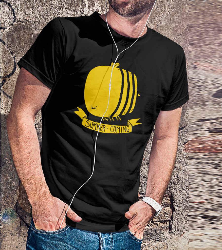 Summer Is Coming Yellow Bee T-Shirt