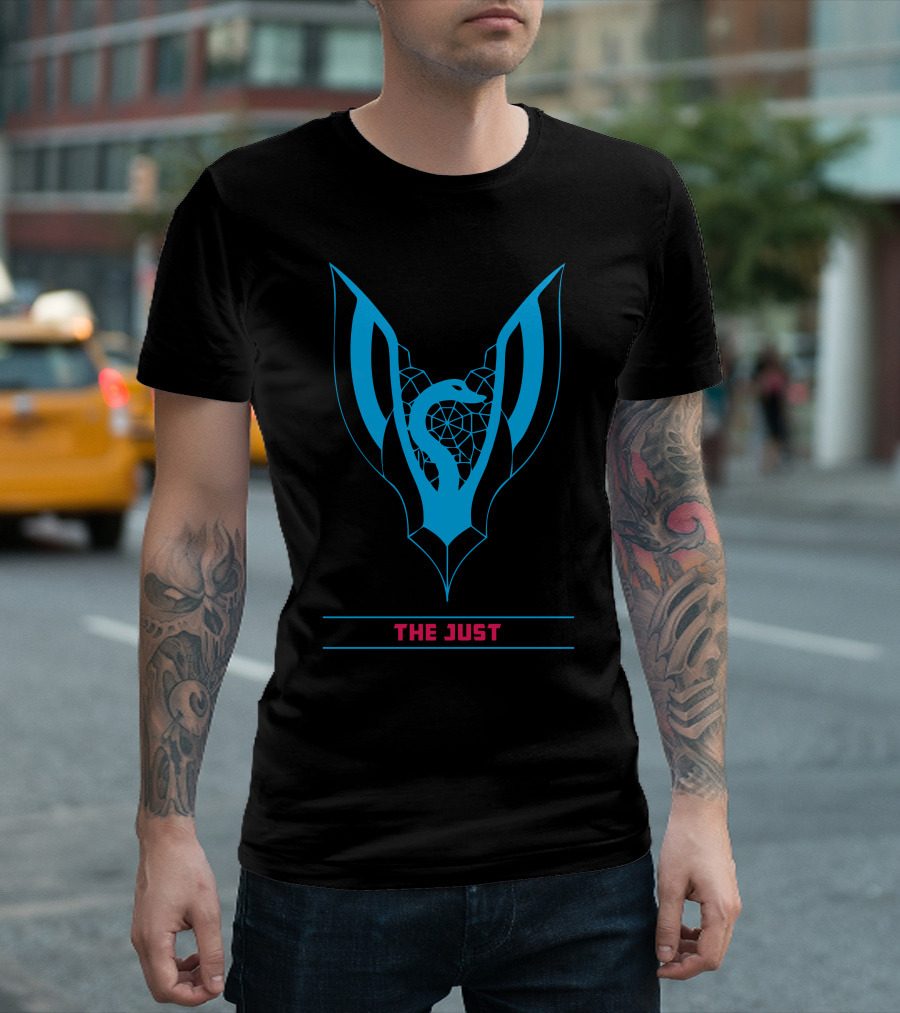 The Just Geometric Snake Emblem T-Shirt