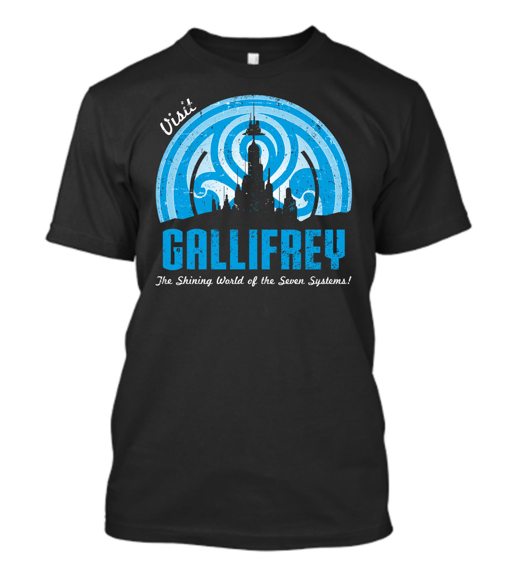 Visit Gallifrey The Shining World Of The Seven Systems T-Shirt