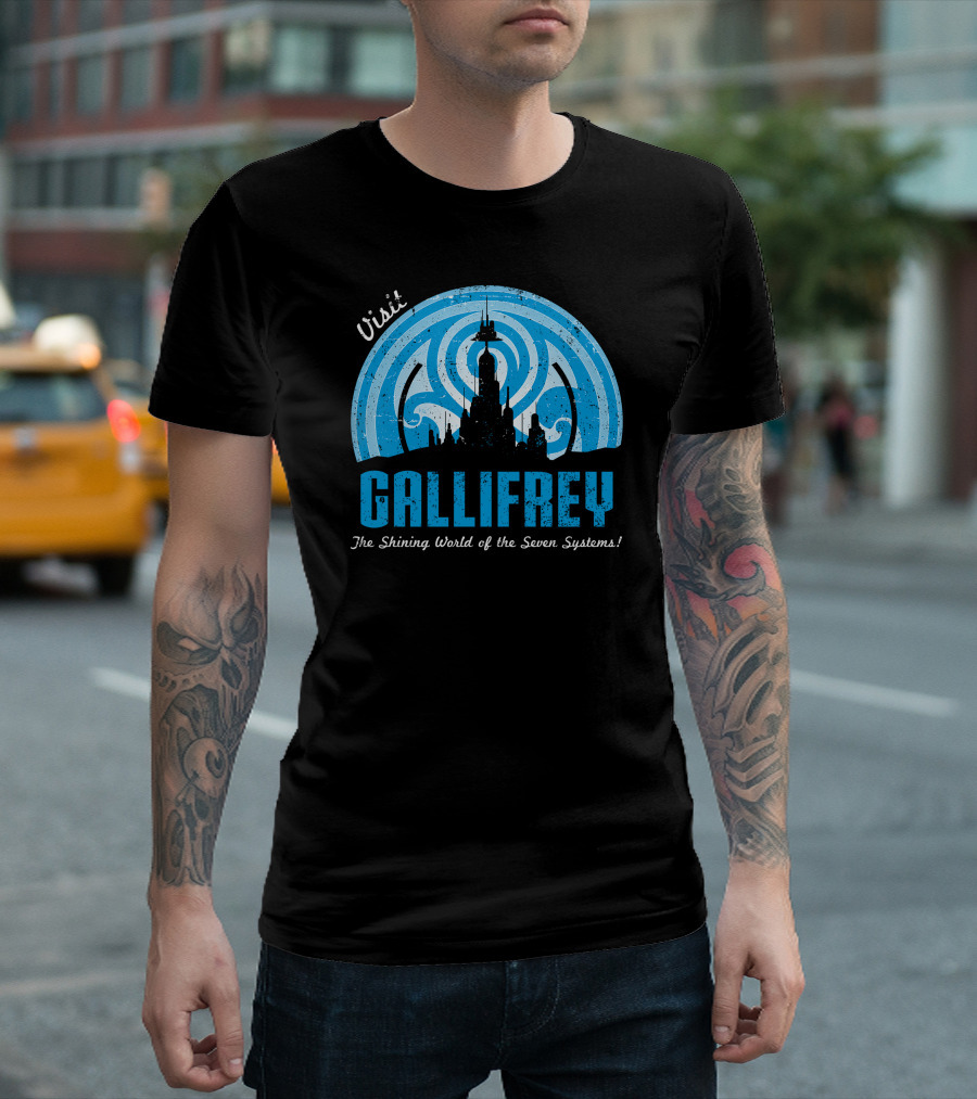 Visit Gallifrey The Shining World Of The Seven Systems T-Shirt