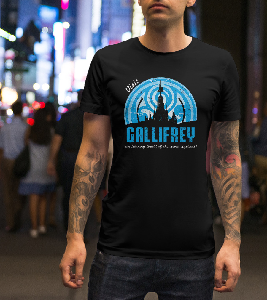 Visit Gallifrey The Shining World Of The Seven Systems T-Shirt