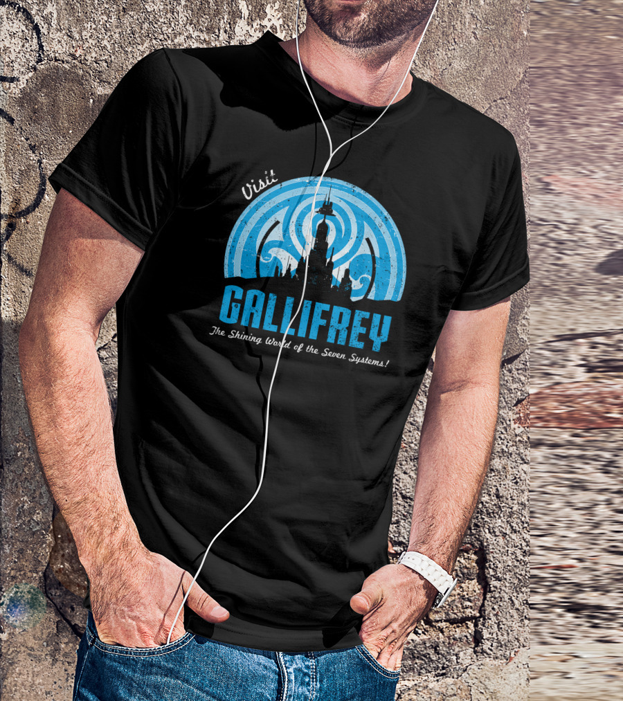 Visit Gallifrey The Shining World Of The Seven Systems T-Shirt