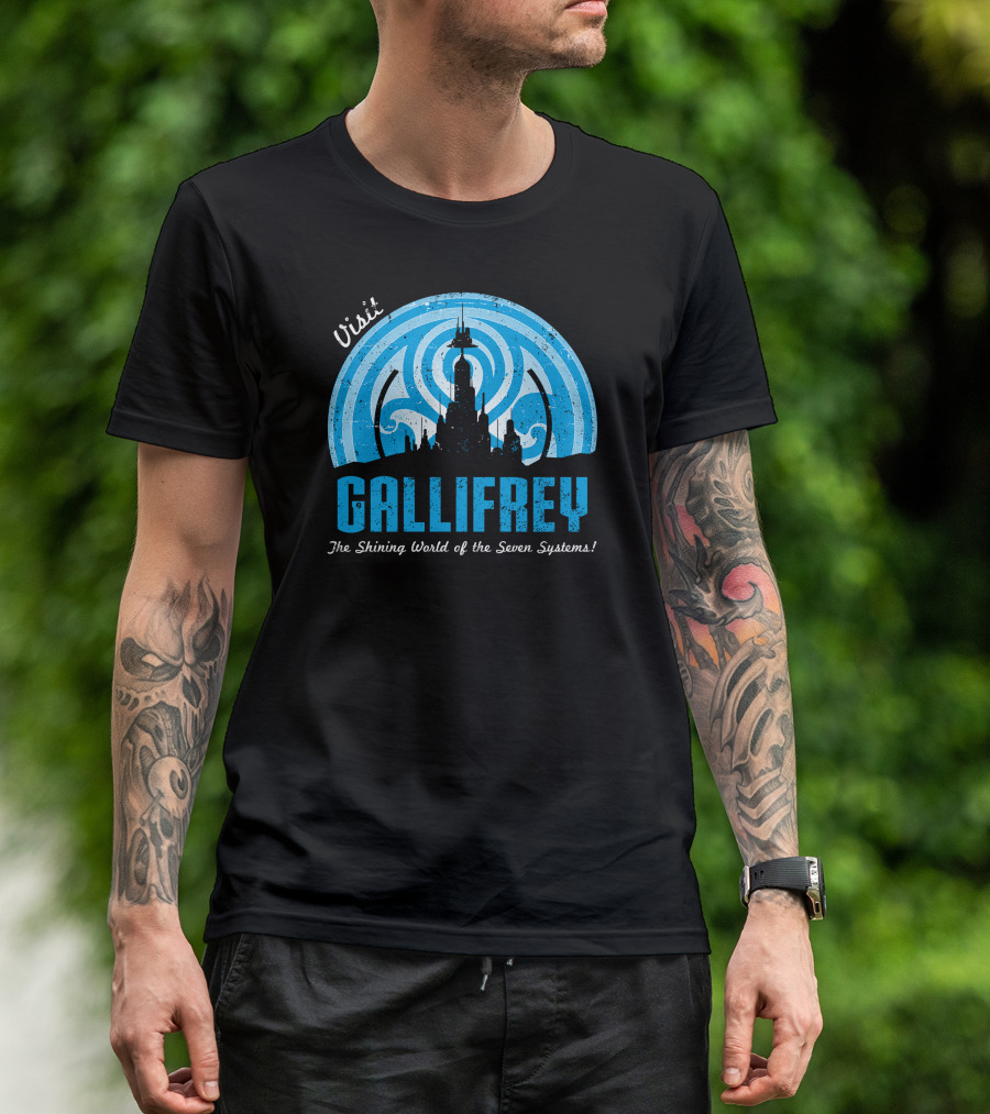 Visit Gallifrey The Shining World Of The Seven Systems T-Shirt
