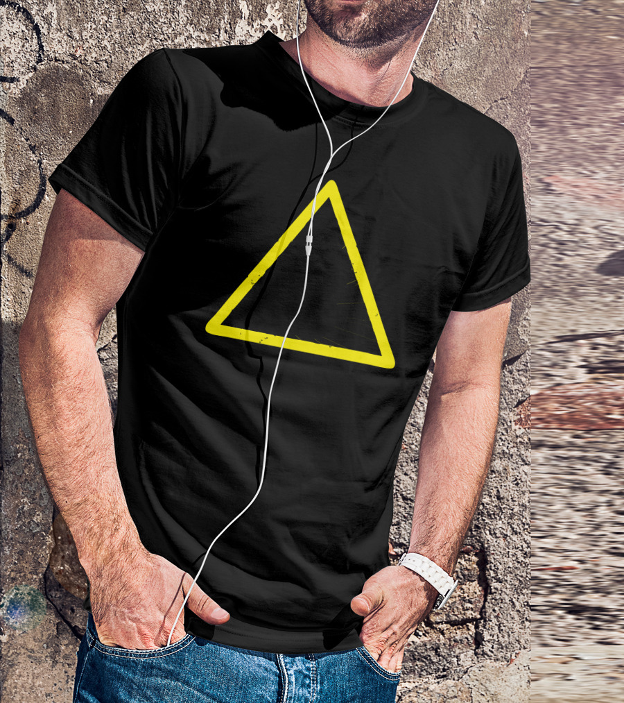 Warning Explosive Anger Triangle With Blast T-Shirt