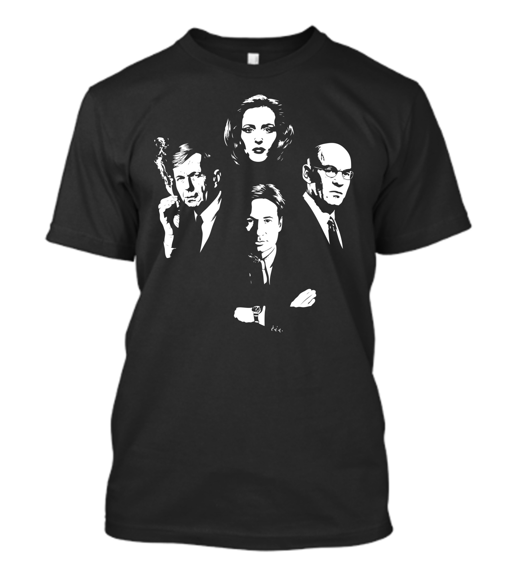 X Files Agents Mulder And Scully Iconic Characters T-Shirt