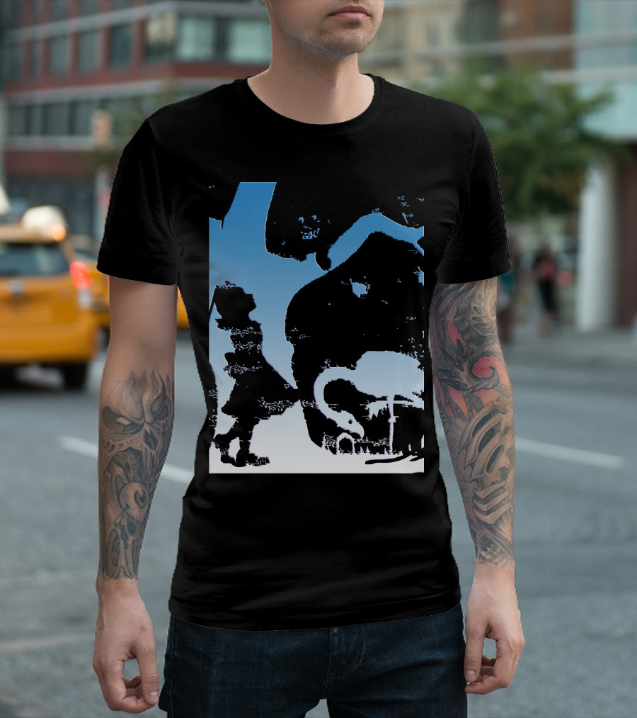 AliceS Adventures In Wonderland Silhouette Scene Alice Cheshire Cat Tea Party T-Shirt