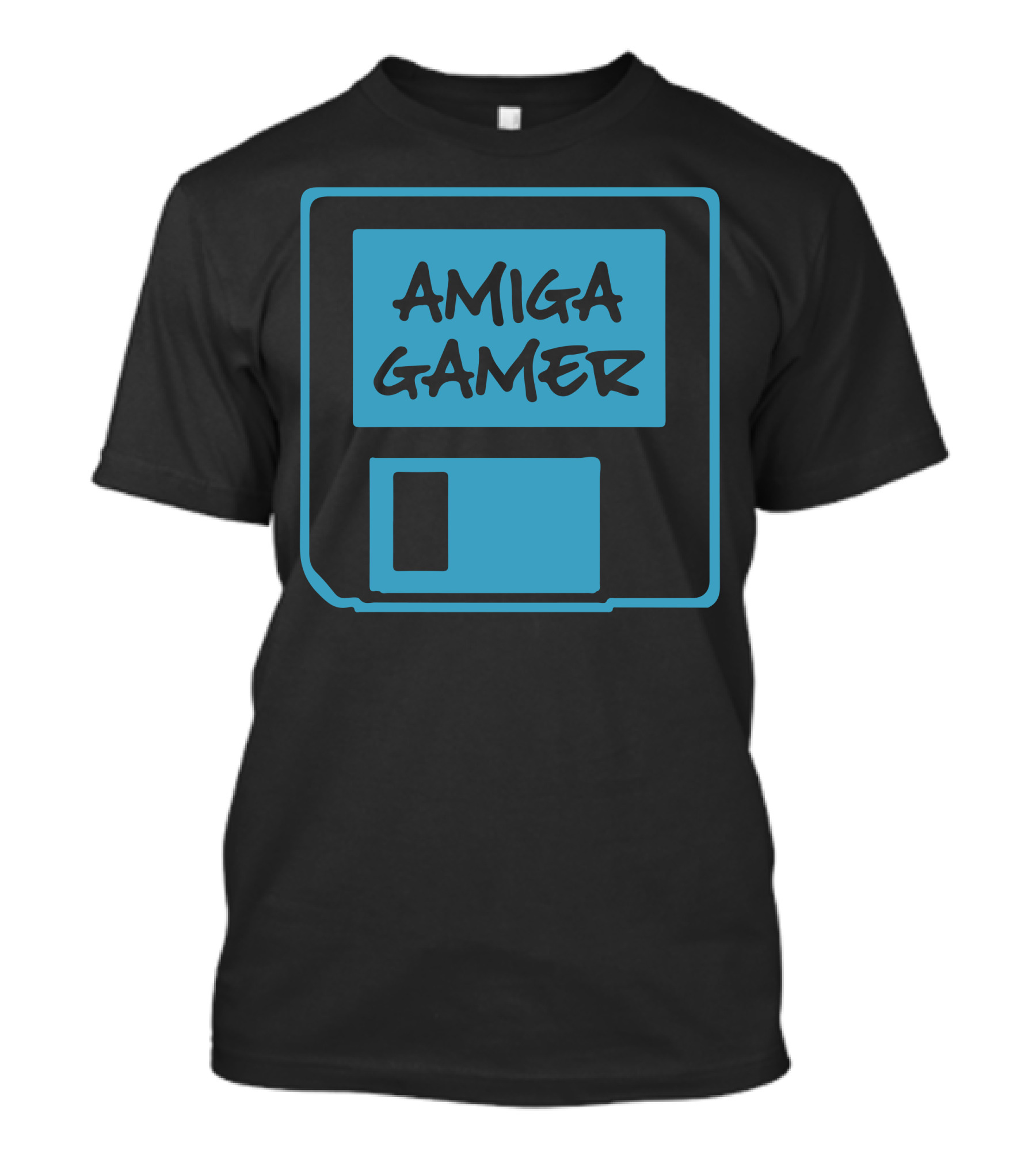 Amiga Gamer Floppy Disk Retro Gaming T-Shirt
