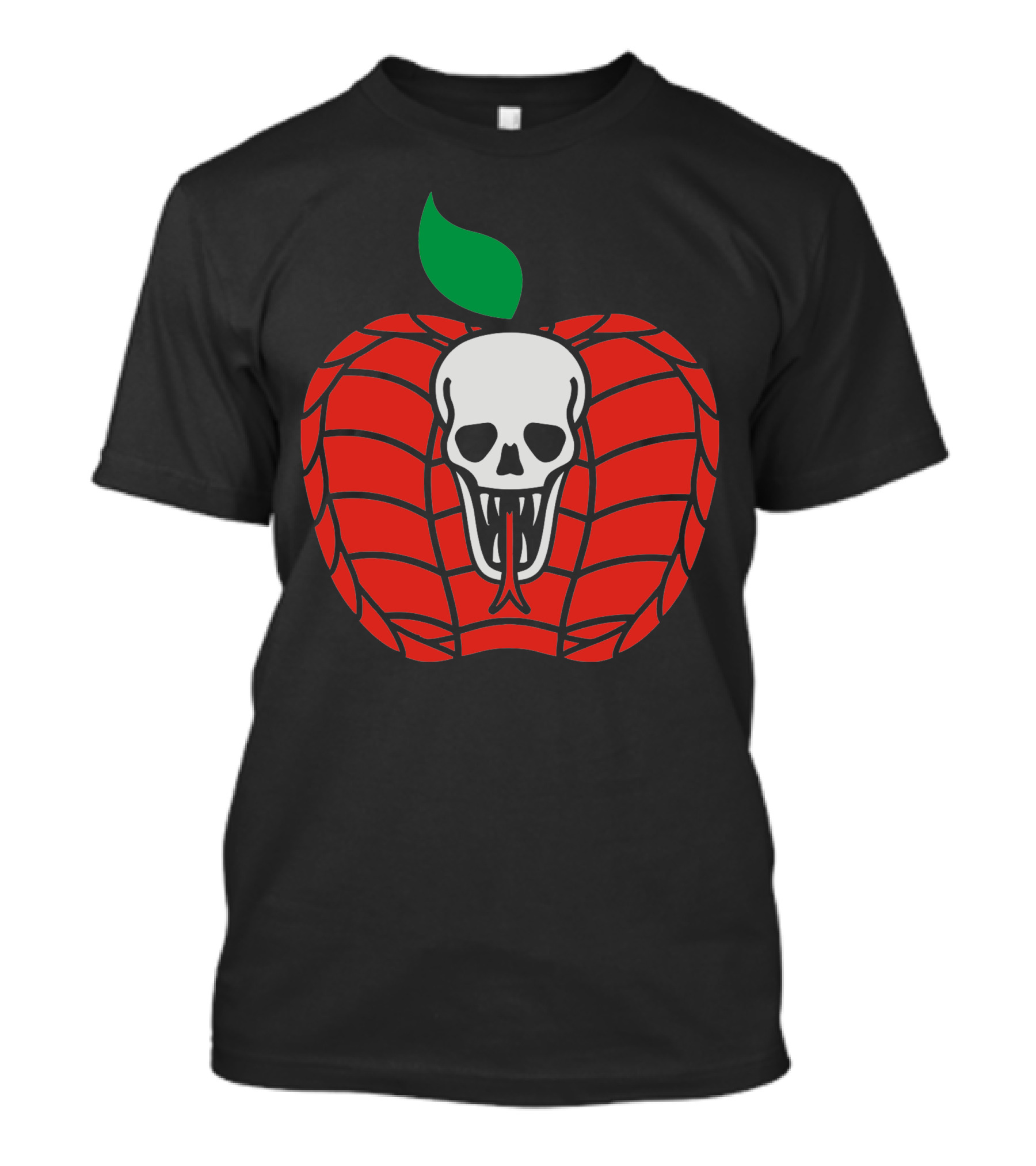 Apple Cobba Skull Snake Web Fruit T-Shirt