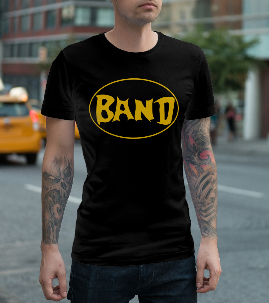 BAND Yellow Oval T-Shirt