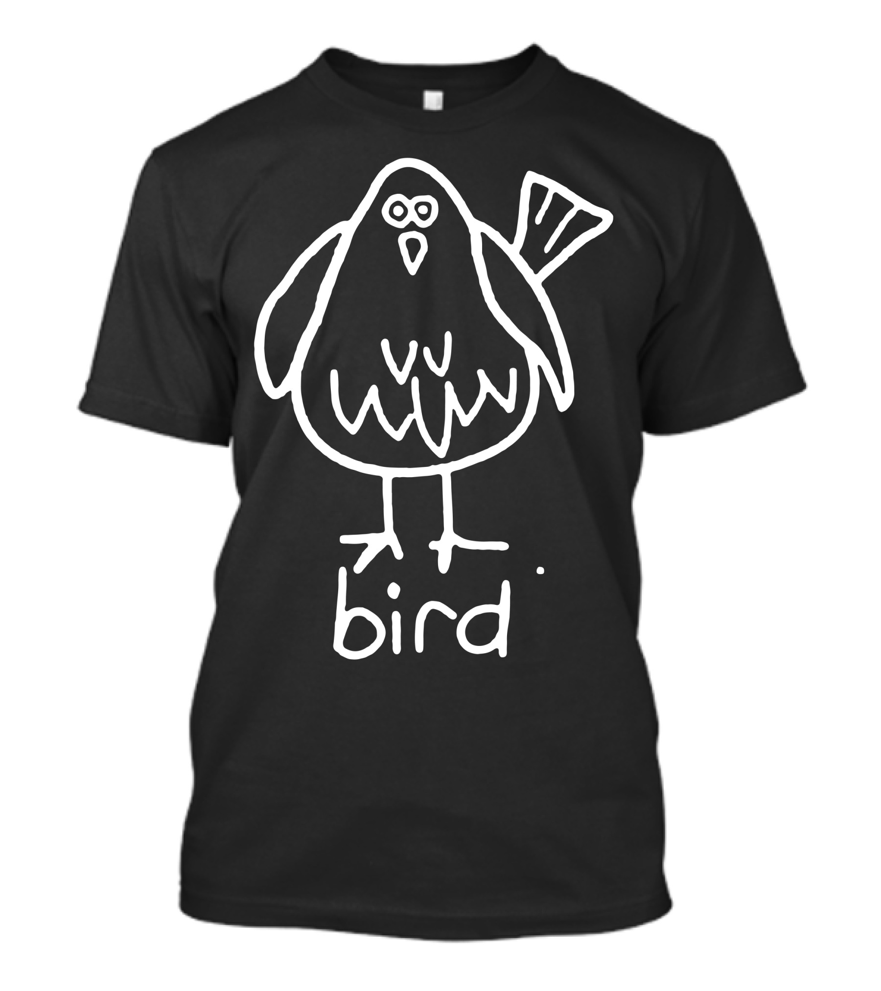 Bird Doodle Cartoon Sketch T-Shirt
