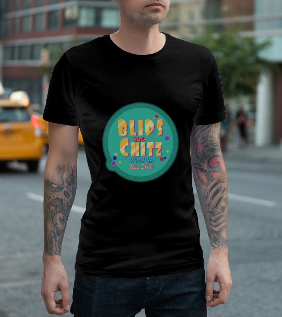 Blips And Chitz Squirt Squeeze Spray And Play All Day T-Shirt