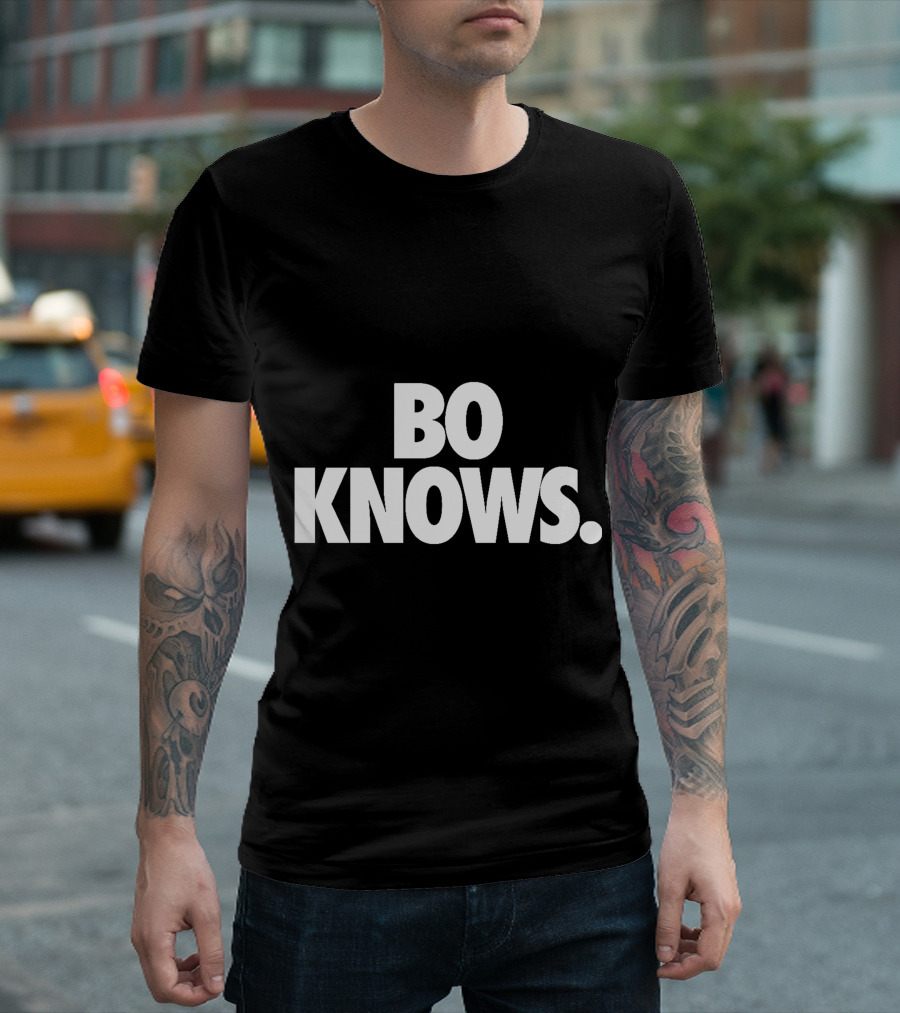 Bo Knows Sports Iconic Catchphrase T-Shirt