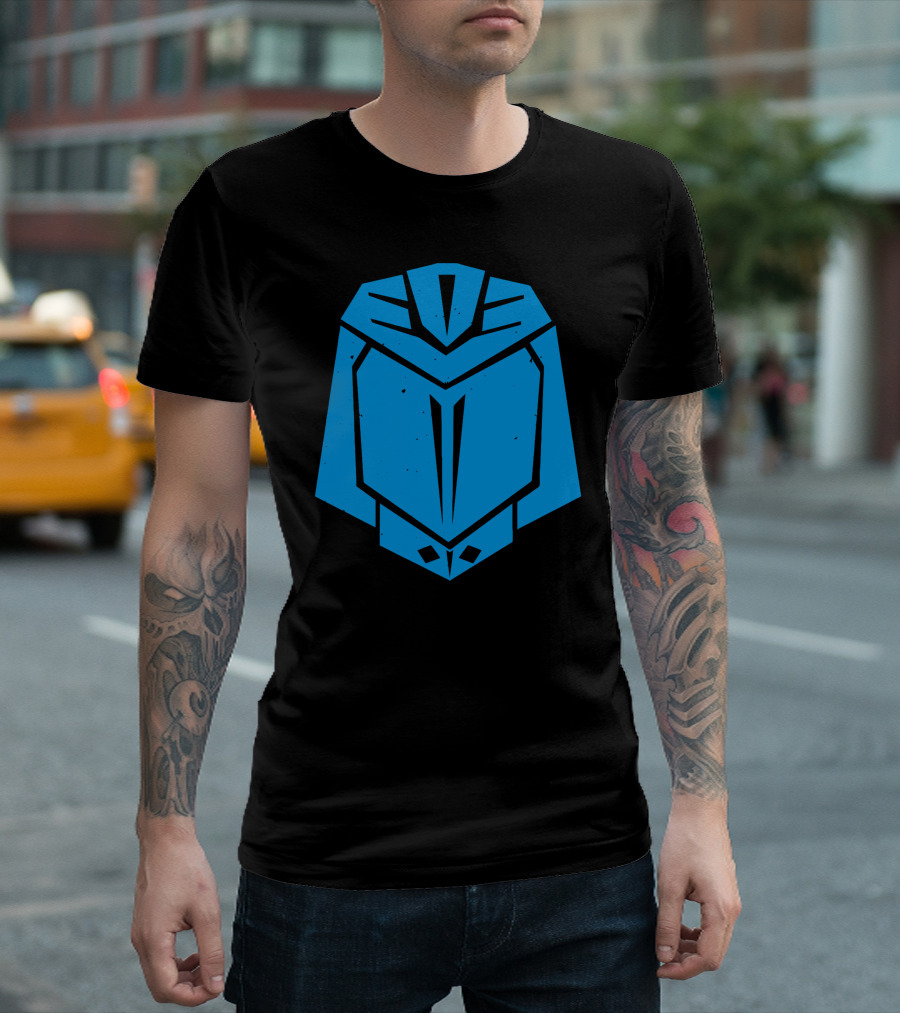 Cobra Commander Blue Decepticon Helmet T-Shirt