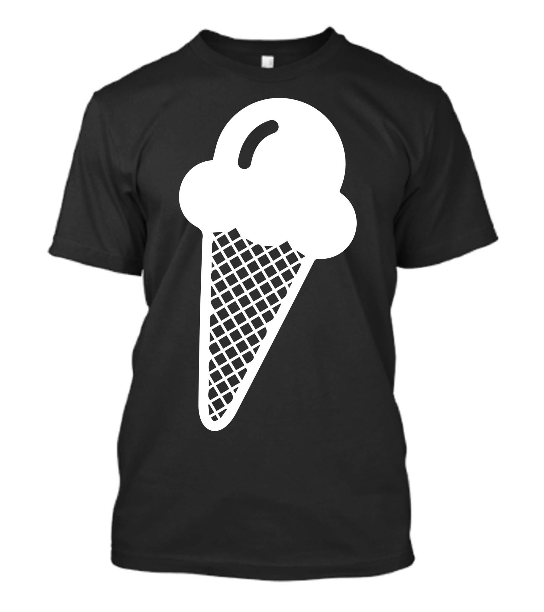 Ice Cream Cone White T-Shirt