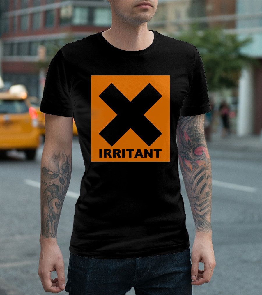 Irritant Symbol Warning X Mark T-Shirt