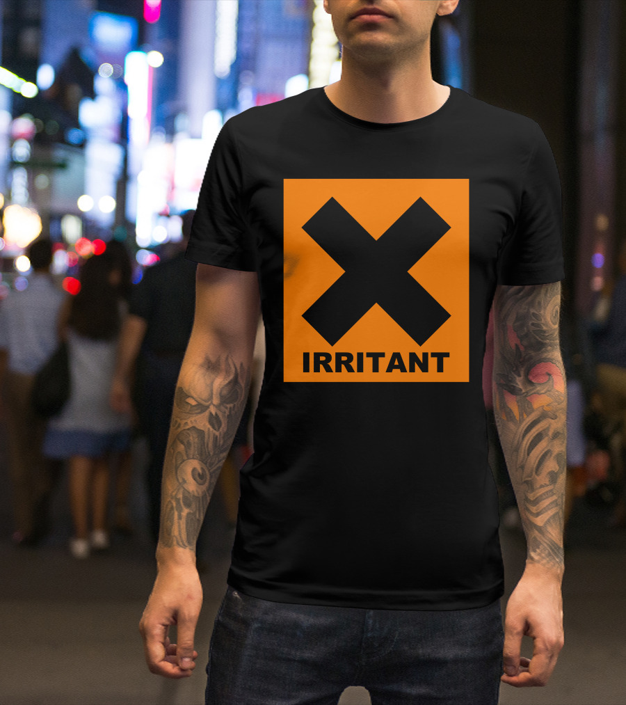 Irritant Symbol Warning X Mark T-Shirt