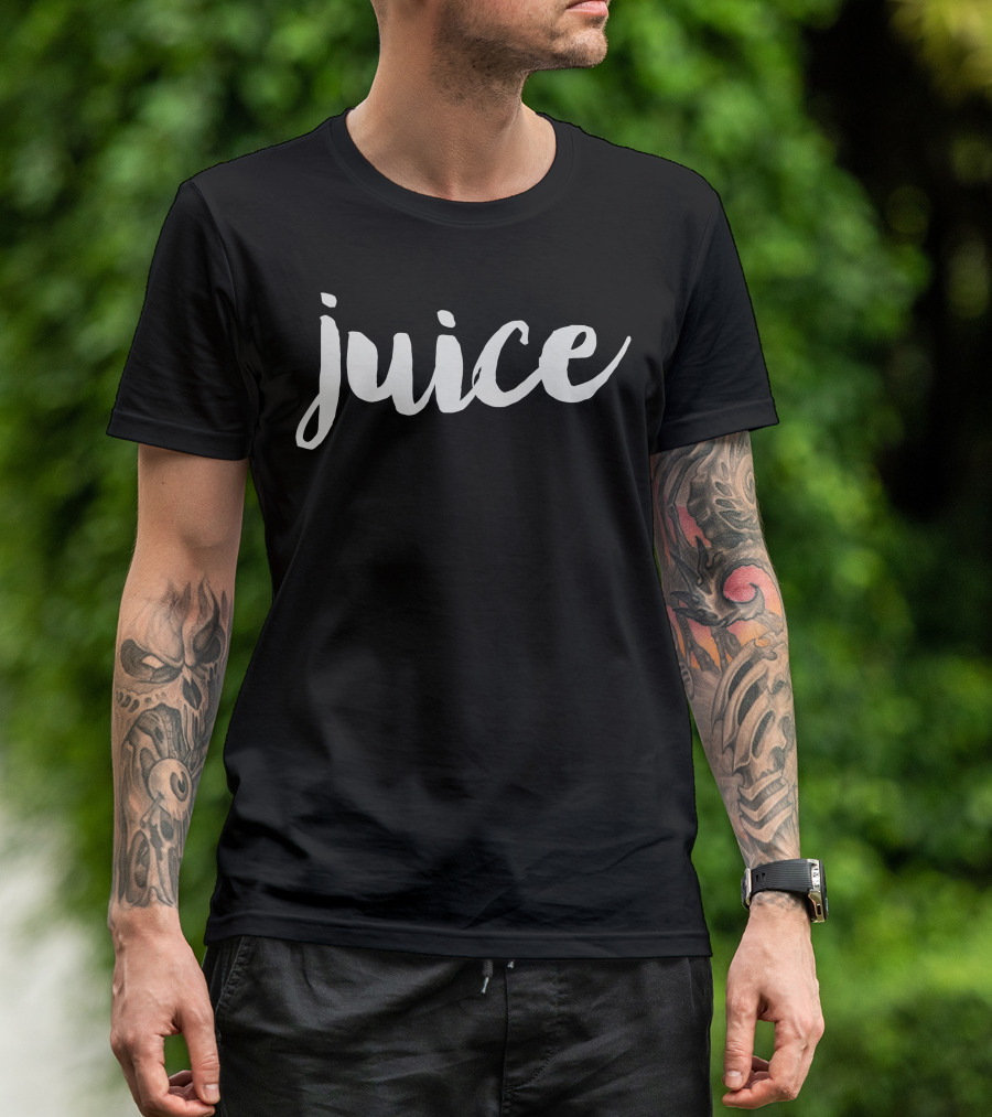 Juice Script Handwritten T-Shirt