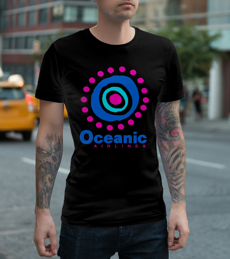 Lost Oceanic Airlines Logo from TV Show Lost T-Shirt