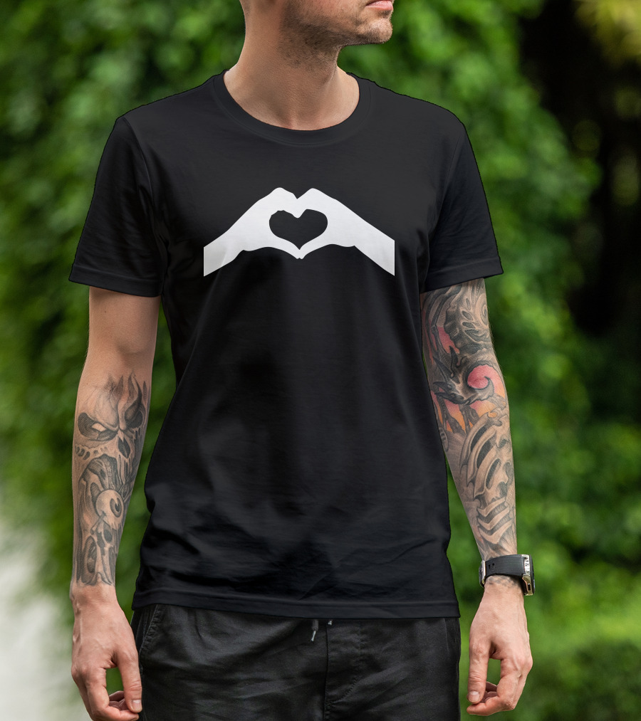 Love Hands Heart Shape Gesture T-Shirt