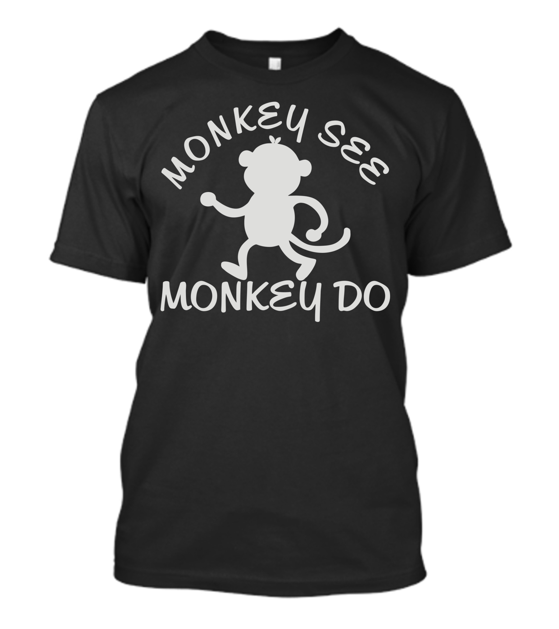 Monkey See Monkey Do Teenage Monkey T-Shirt