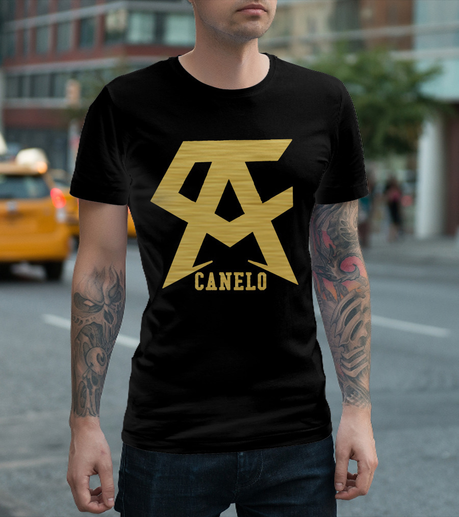 Canelo Alvarez Gold CA Monogram Gear T-Shirt