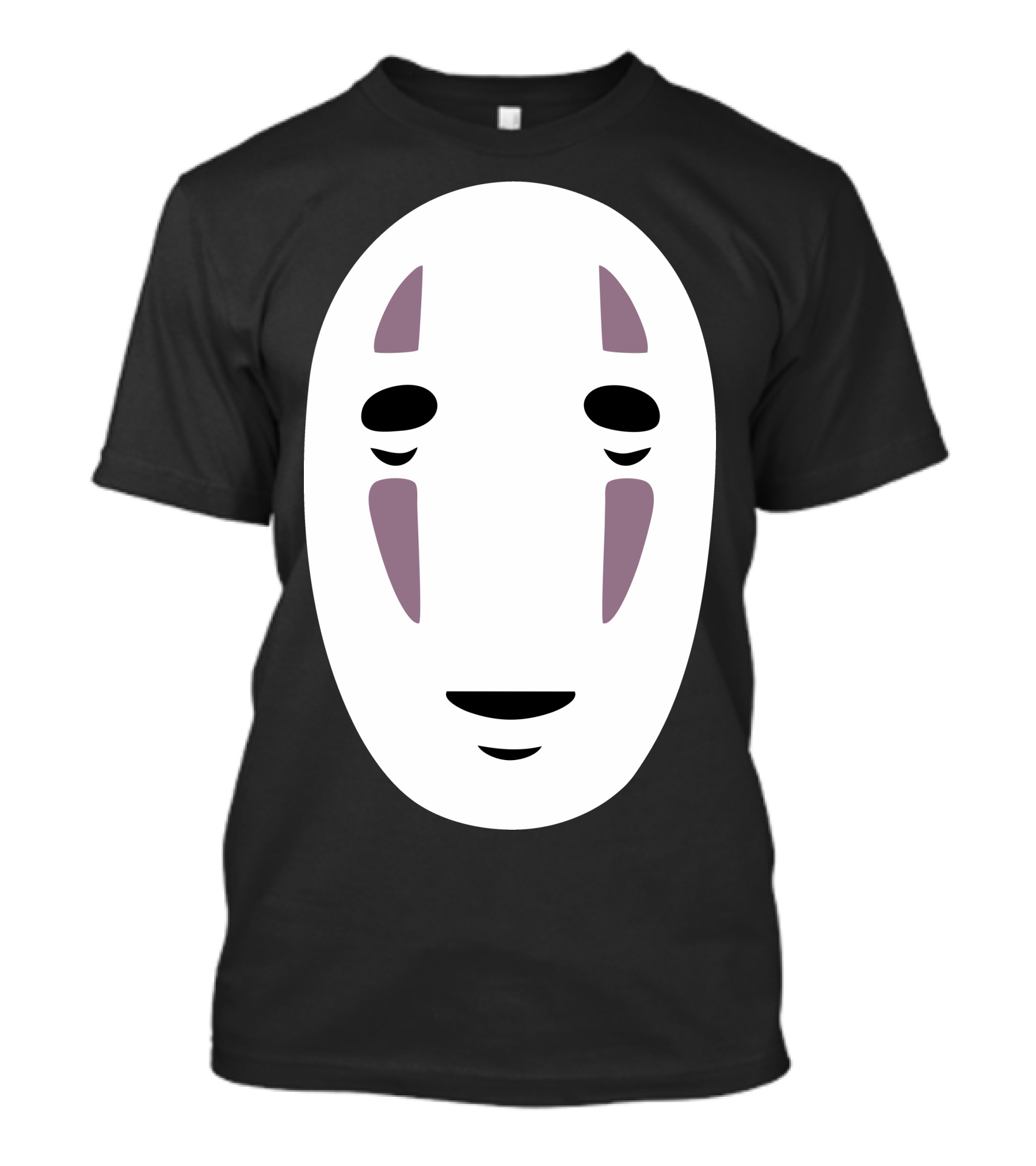 No Face Spirited Away Mask Icon Anime Character T-Shirt