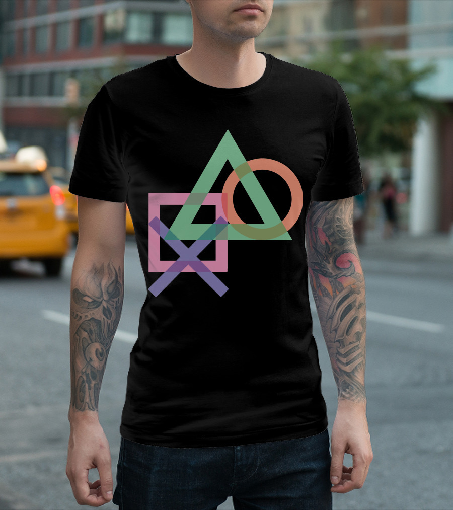 PlayStation Symbols Controller Icons Gaming T-Shirt