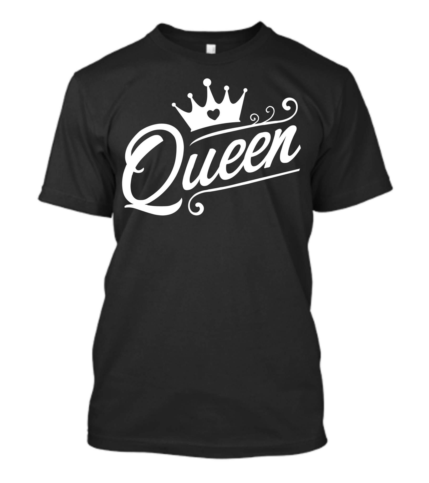 Queen Crown Heart Swirl T-Shirt