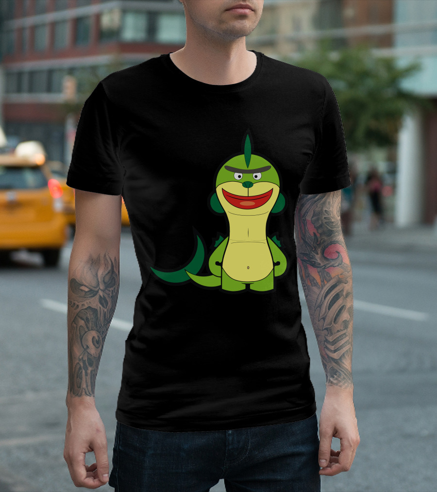The Missing Link Dinosaur Cartoon Character T-Shirt