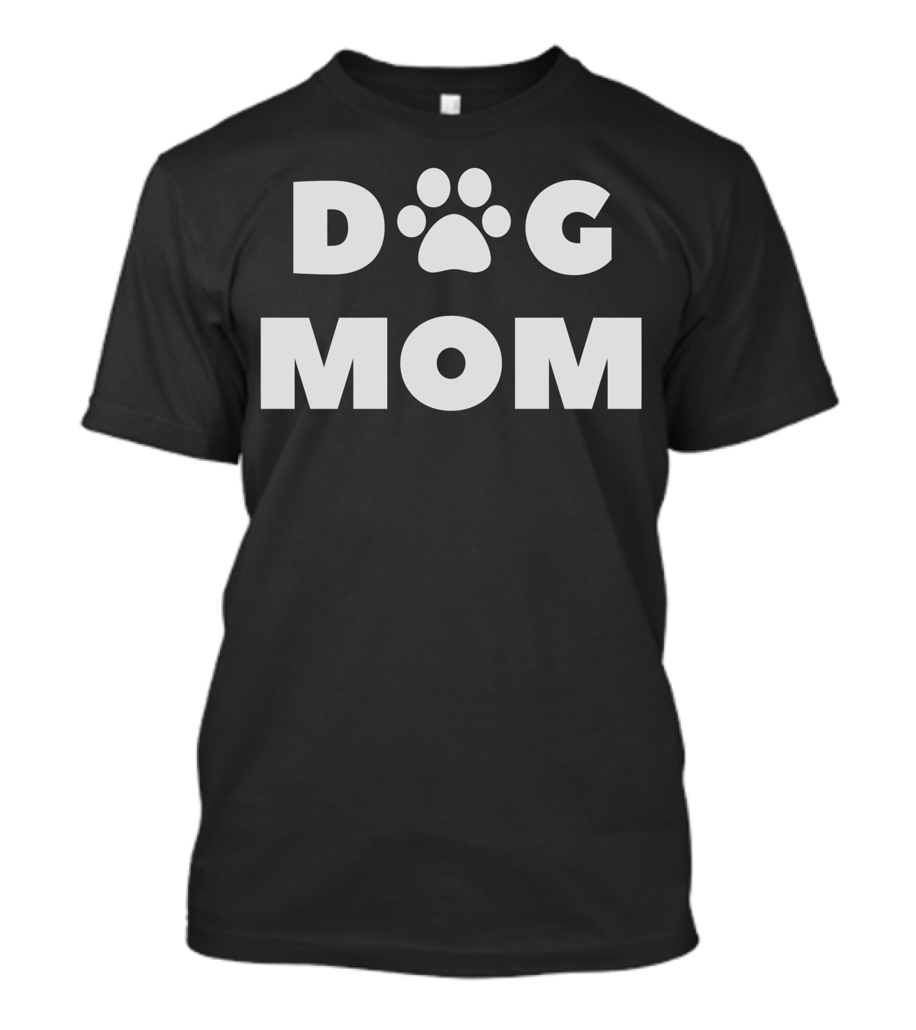 Dog Mom Paw Print Love T-Shirt