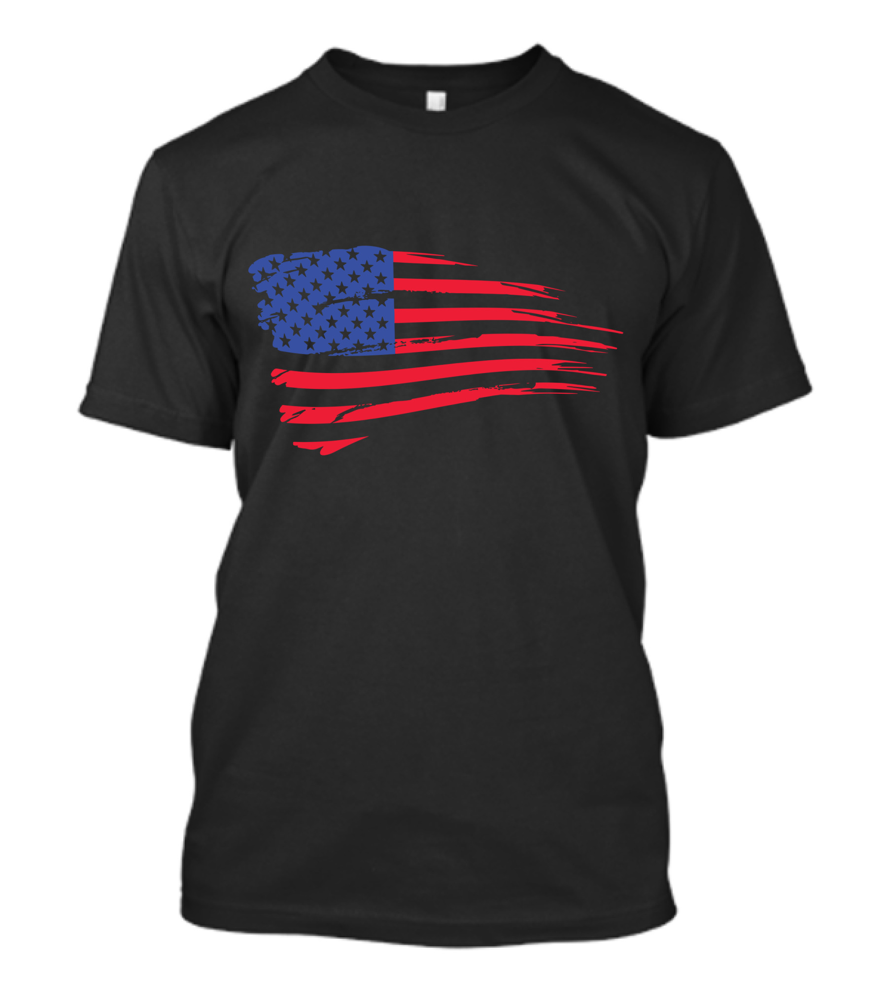 United States Of America Distressed American Flag T-Shirt