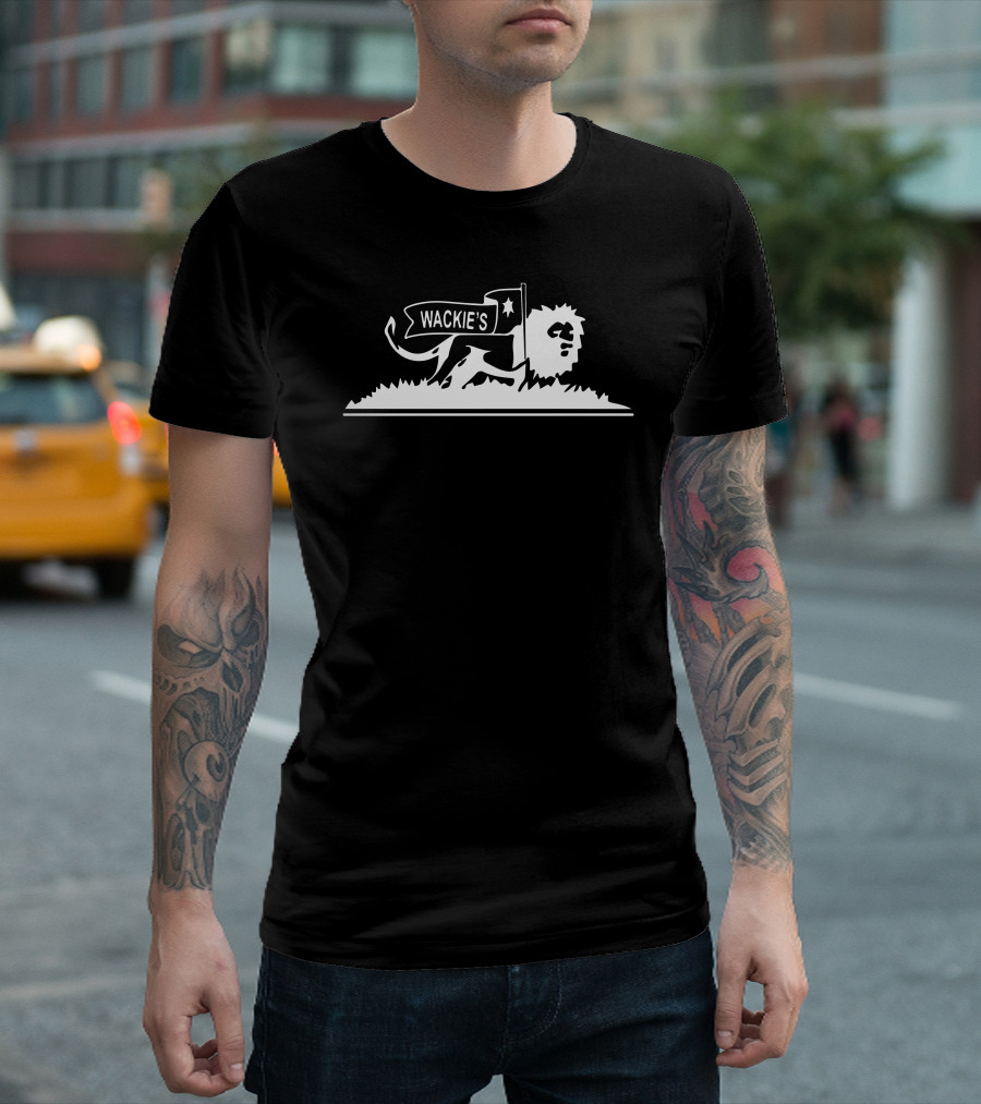Wackie's Lion with Flag and Star T-Shirt