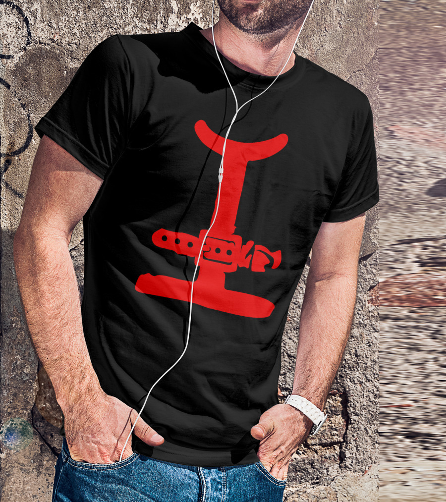 Santa Claus Suit Belt Buckle Red T-Shirt