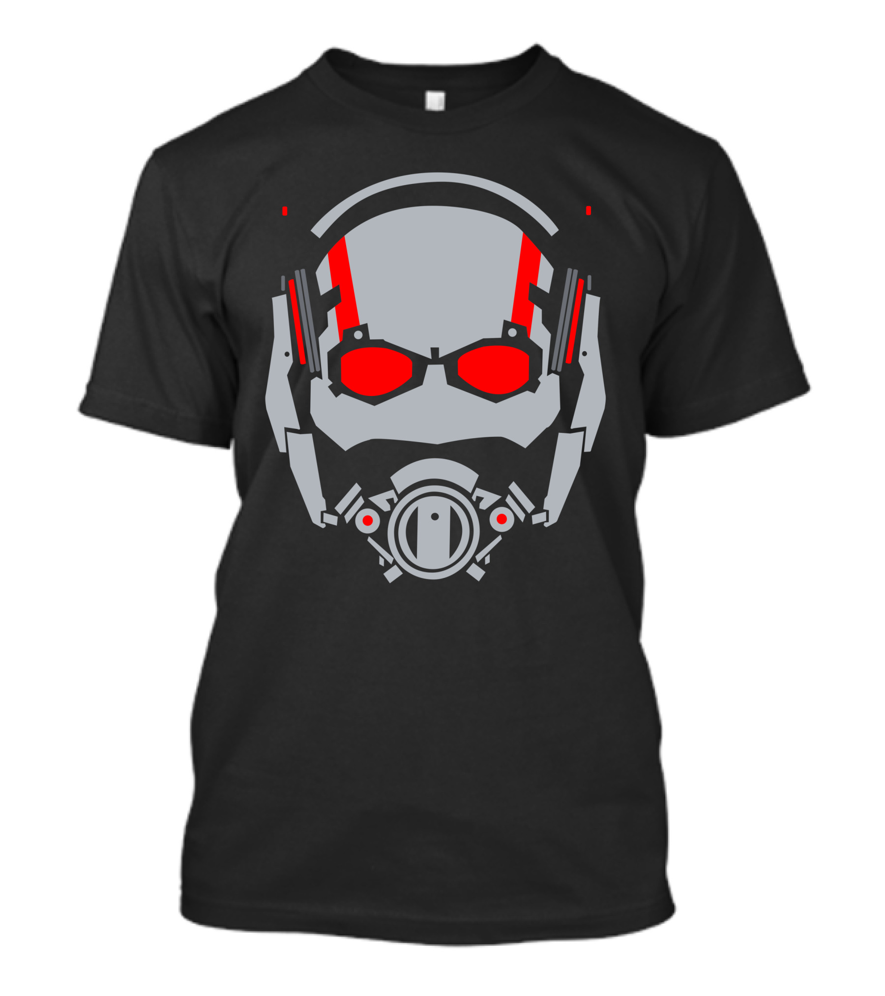 Ant Man Glow Helmet Icon Red Eyes T-Shirt
