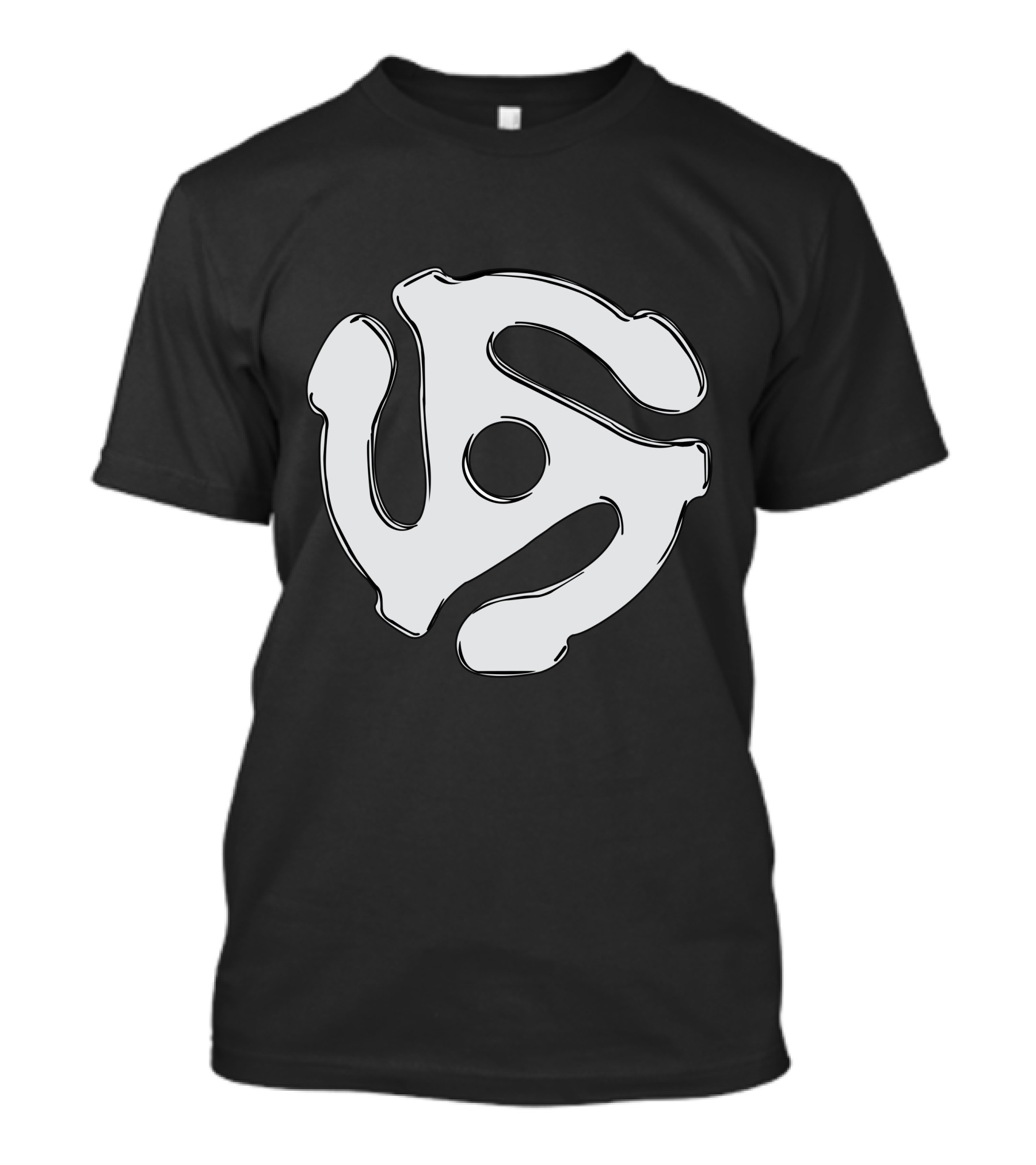 Cool Chrome 45 Spacer DJ Adapter T-Shirt