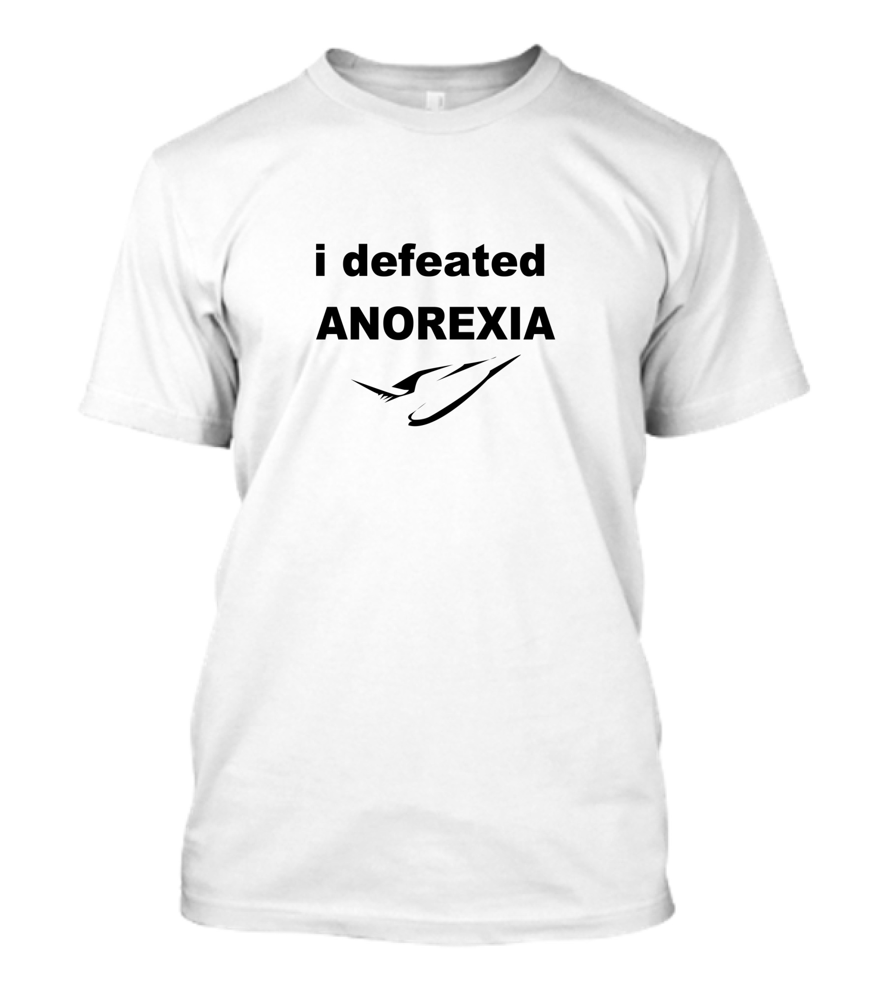 I Defeated Anorexia Fighter Plane T-Shirt
