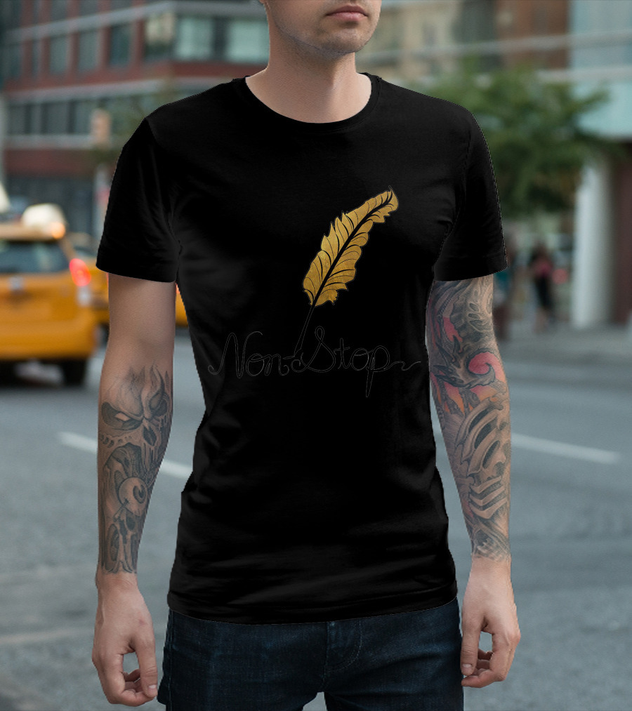 Non Stop Alexander Hamilton Style Quill T-Shirt