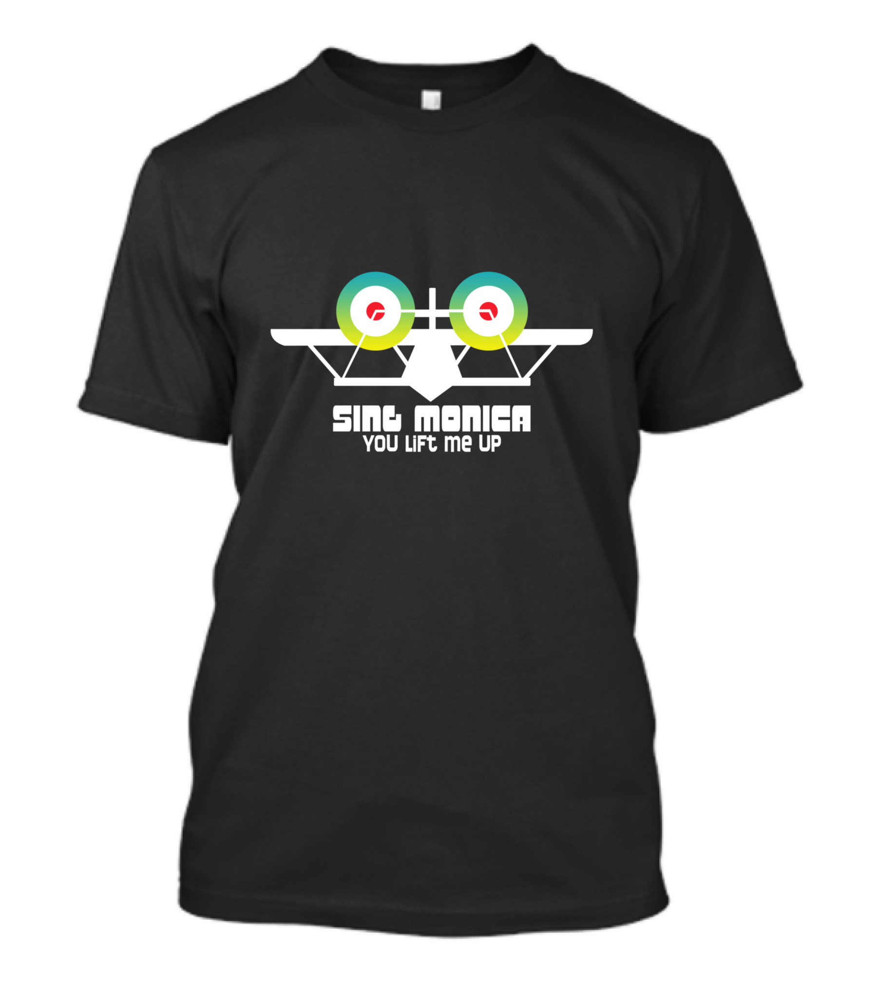 Sing Monica You Lift Me Up Airplane T-Shirt
