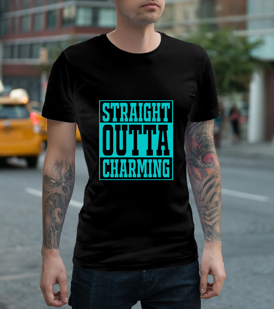 Straight Outta Charming Sons Of Anarchy Fan Tee Sons Of Anarchy T-Shirt