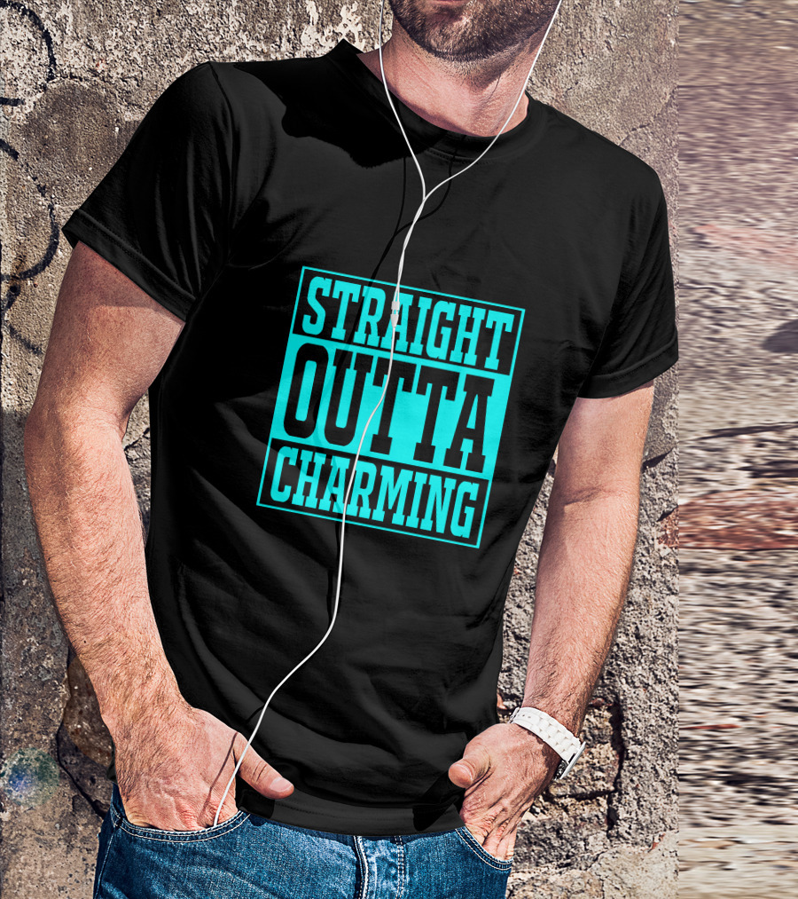 Straight Outta Charming Sons Of Anarchy Fan Tee Sons Of Anarchy T-Shirt