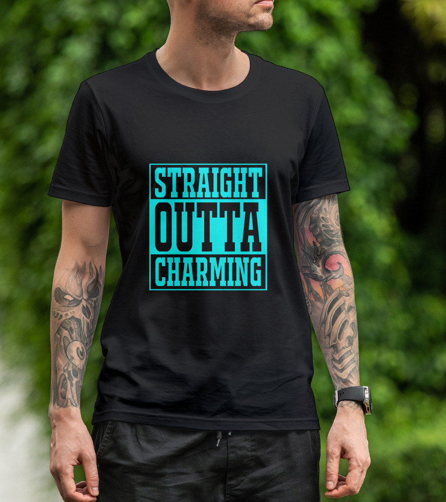 Straight Outta Charming Sons Of Anarchy Fan Tee Sons Of Anarchy T-Shirt