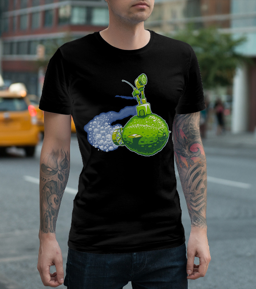 Sub Lime Fresh Citrus Submarine Adventure T-Shirt