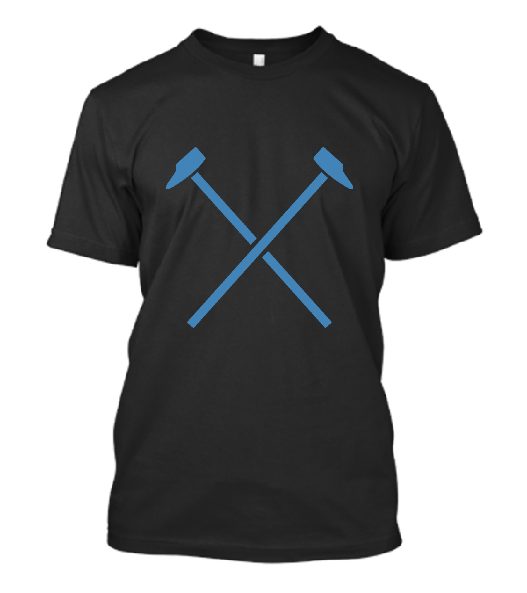 West Ham Whufc The Hammers Blue Crossed Hammers T-Shirt
