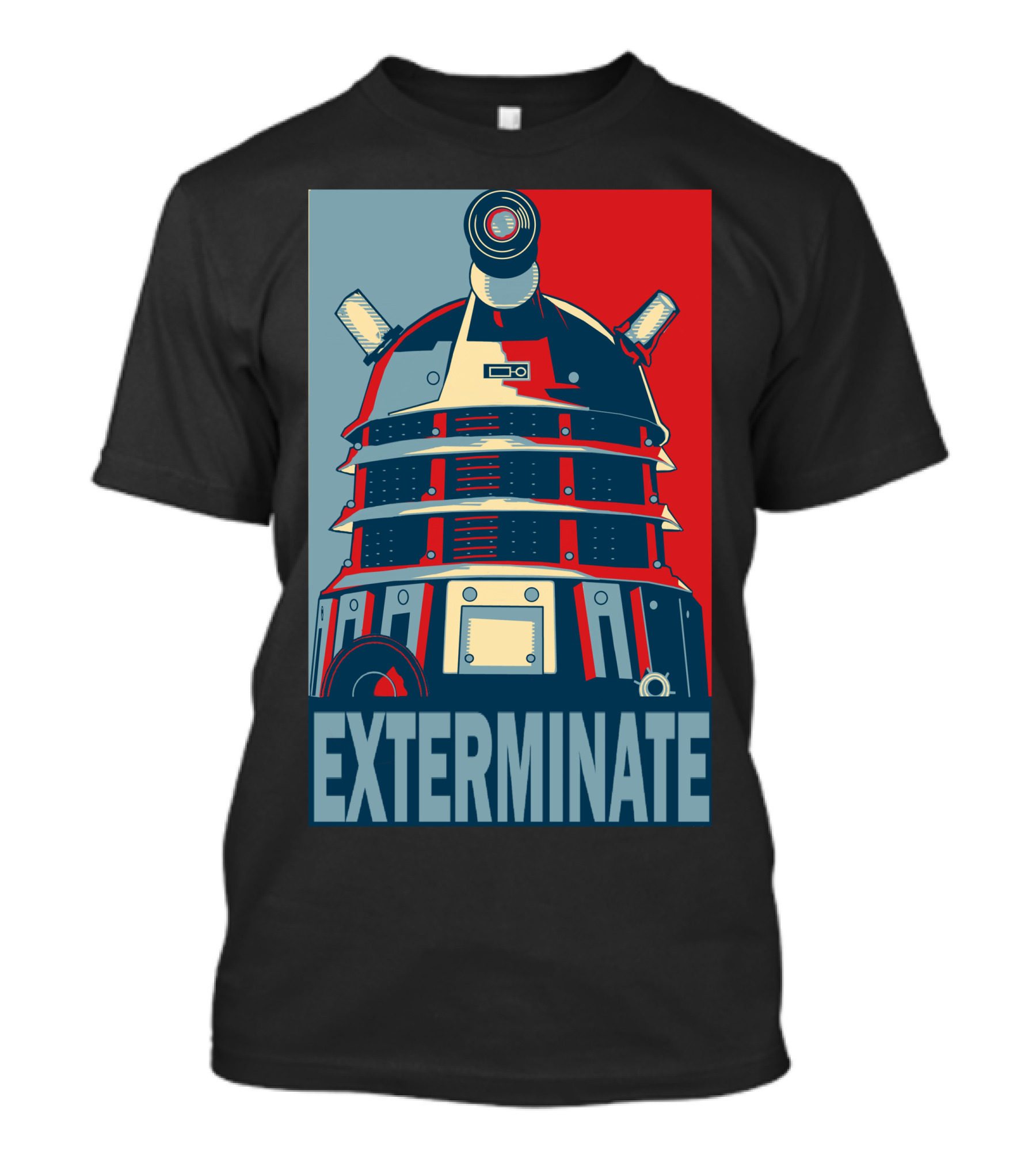 Dalek Exterminate Doctor Who Propaganda T-Shirt