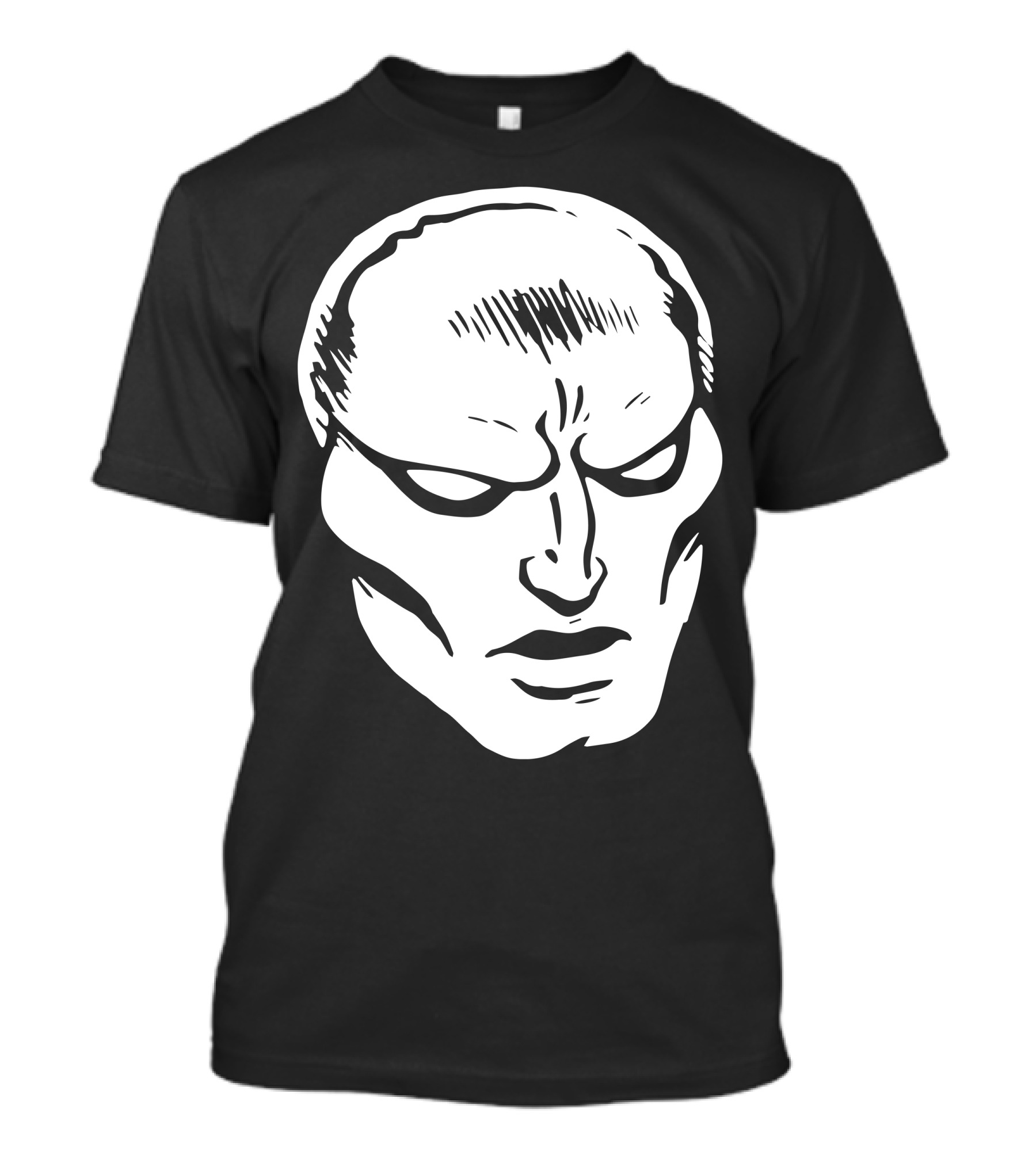 Fantastic Four Silver Surfer Head Sketch T-Shirt