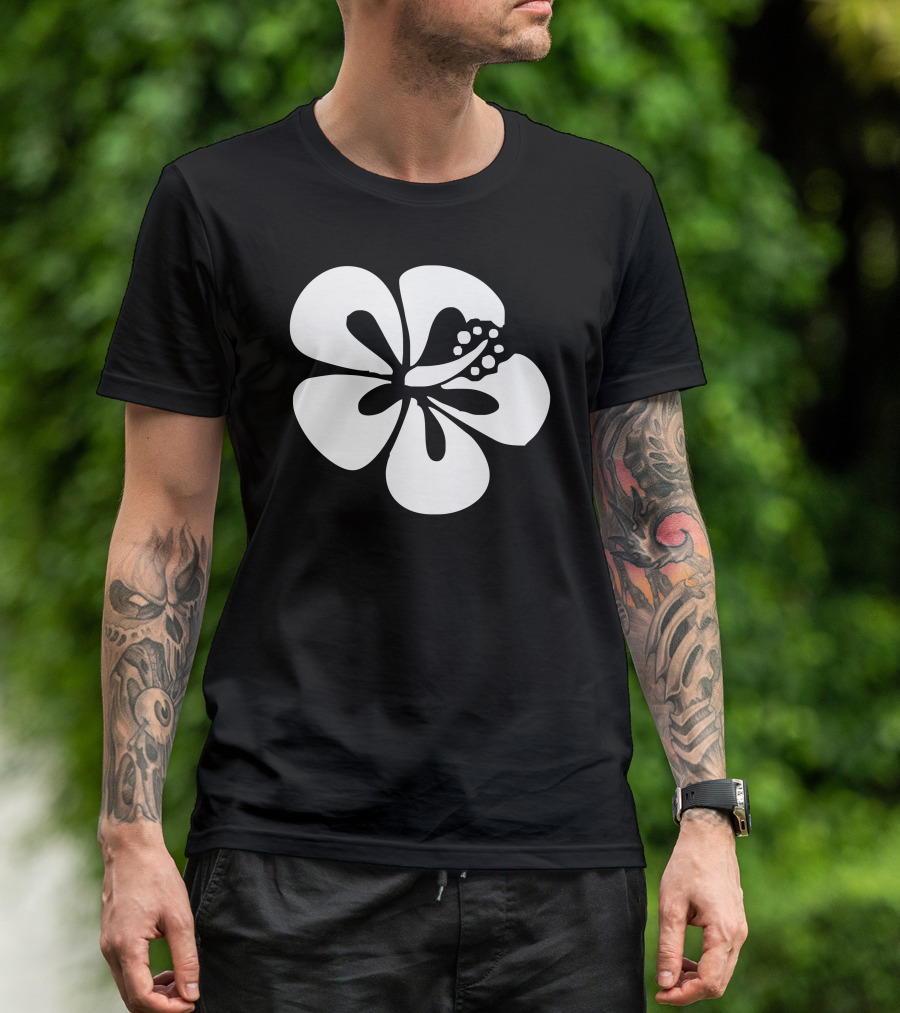 Hawaiian Hibiscus Flower Vinyl Decal Sticker For Car Window Truck Laptop T-Shirt