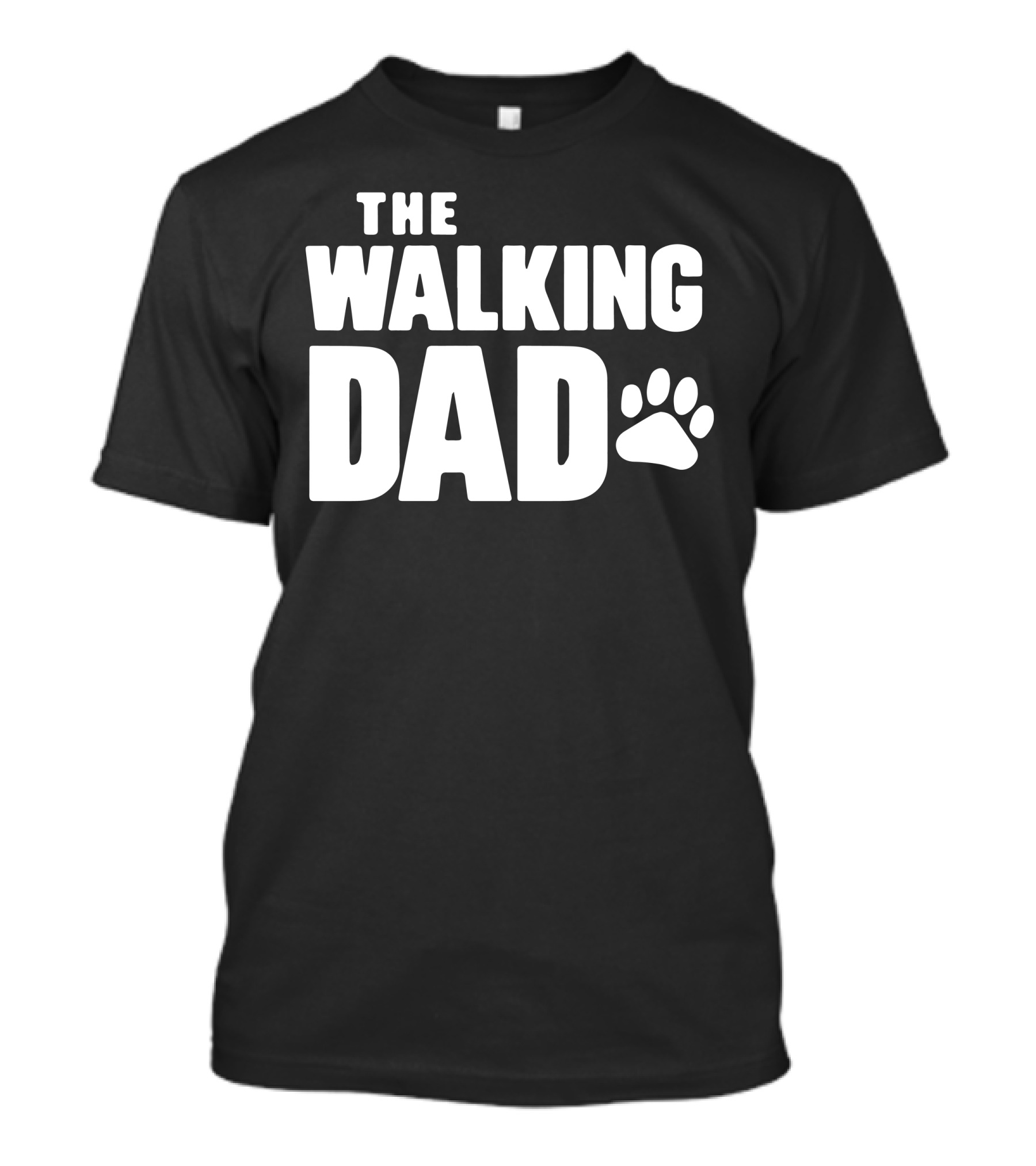 The Walking Dad Paw Prints T-Shirt