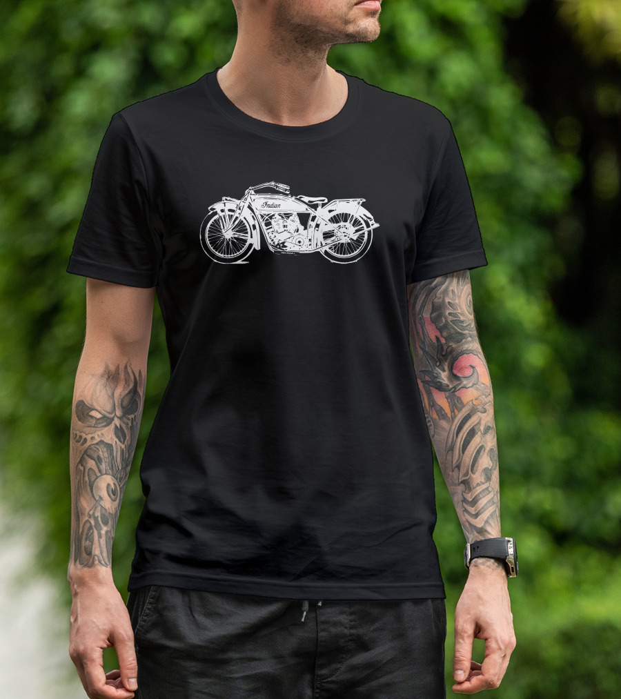 Indian Scout Motorcycle Classic Vintage T-Shirt