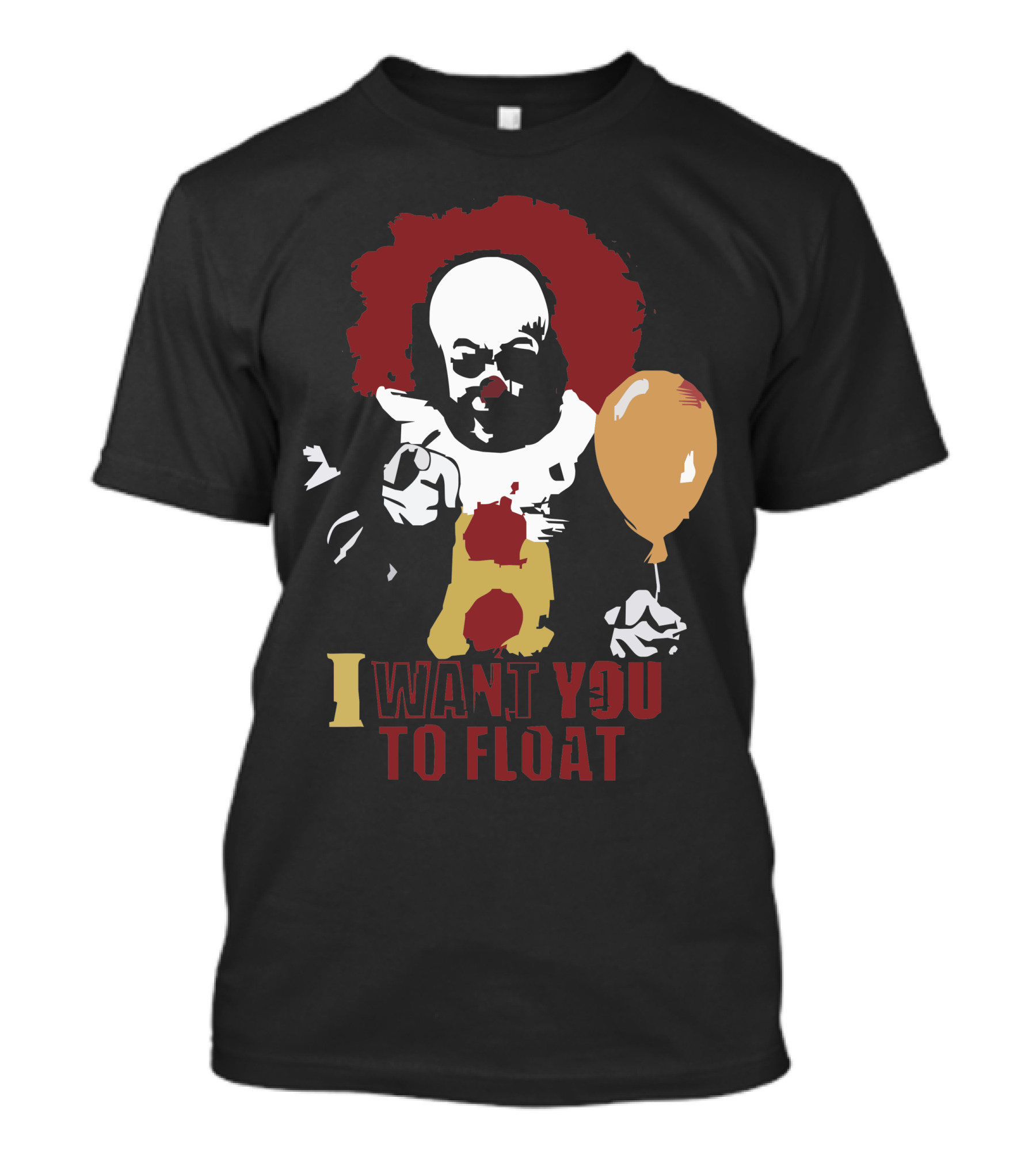 I Want You To Float Pennywise Clown Balloon T-Shirt